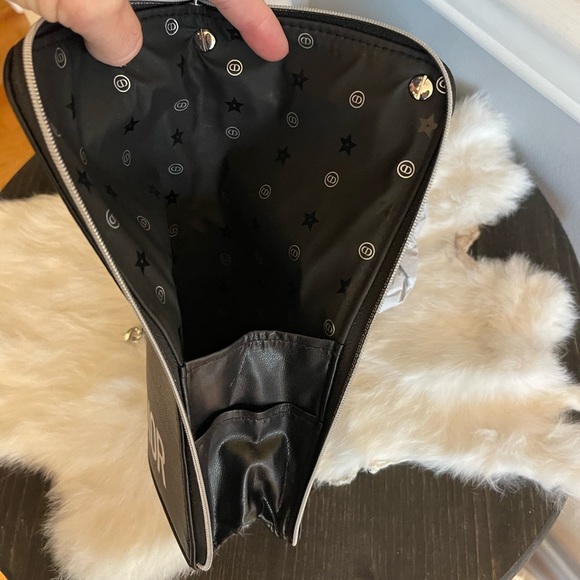 Dior crossbody and wristlet authentic with silver chains and bling charm - Picture 4 of 11